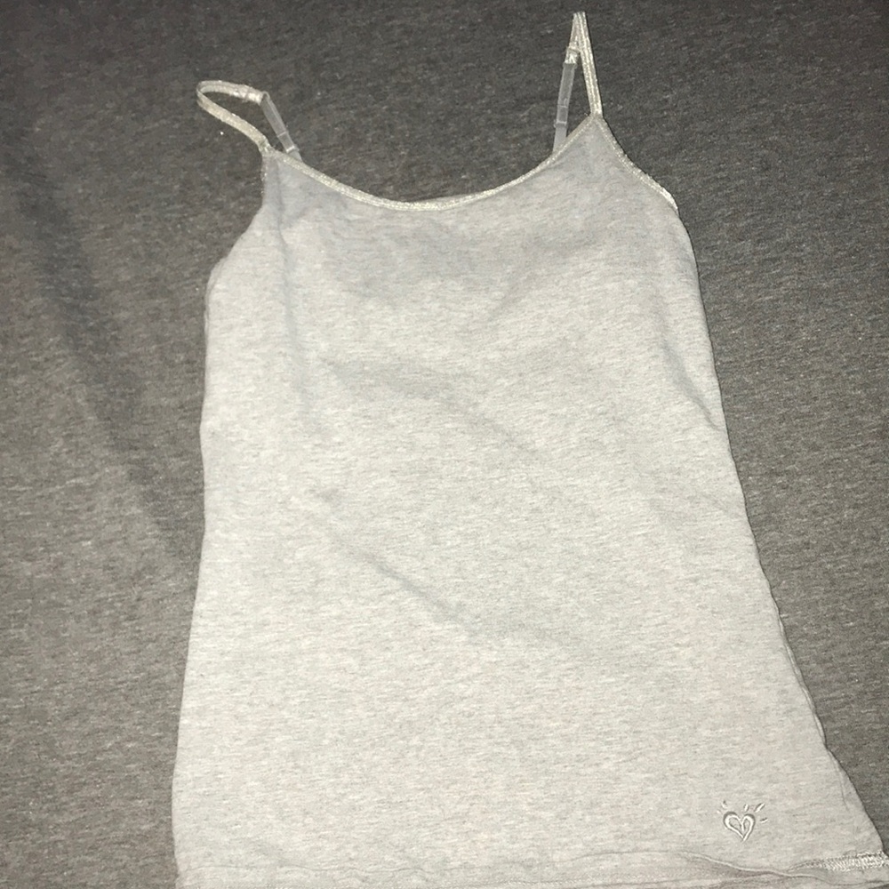 Gray cami tank top